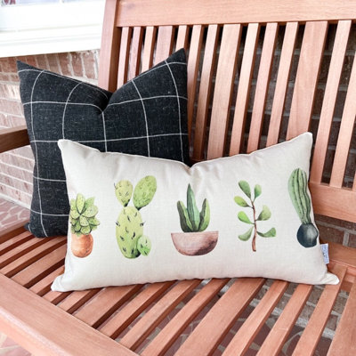  Cactus Summer Cotton Pillow Cover