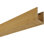 Poutre en bois AmeriCraft, 3 côtés (poutre en U), l 9 1/2 po x H 11 1/2 po x L 36 po, finition américaine, pin teinté