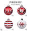 Ensemble de 24 boules de Noël Javaris