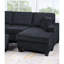 Canapé modulaire moderne 5 pièces noir ardoise avec accoudoir à gauche et à droite avec méridienne pour la maison-2139340658-2139340659