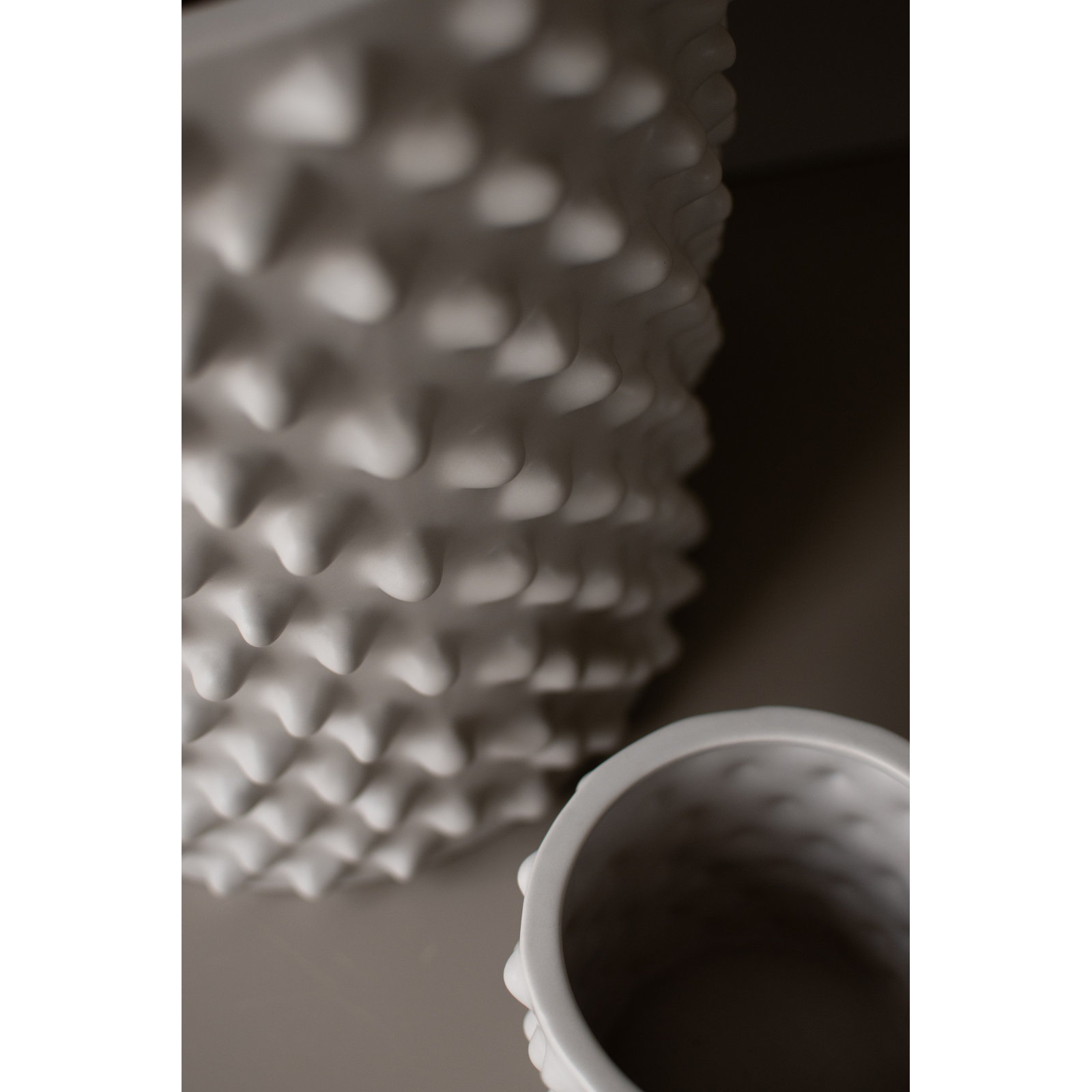 13.78'' Ceramic Table Vase, Greige