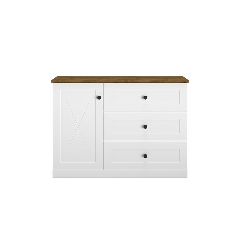 Neli 120 Cm Wide 3 Drawer Sideboard