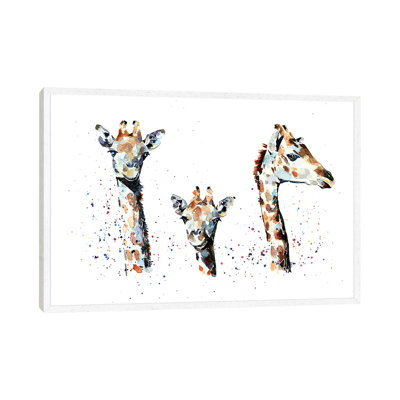 Tres Amigos Giraffees - Painting on Canvas