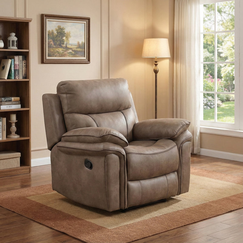 Adalynn 106cm Wide Standard Recliner, Sahara