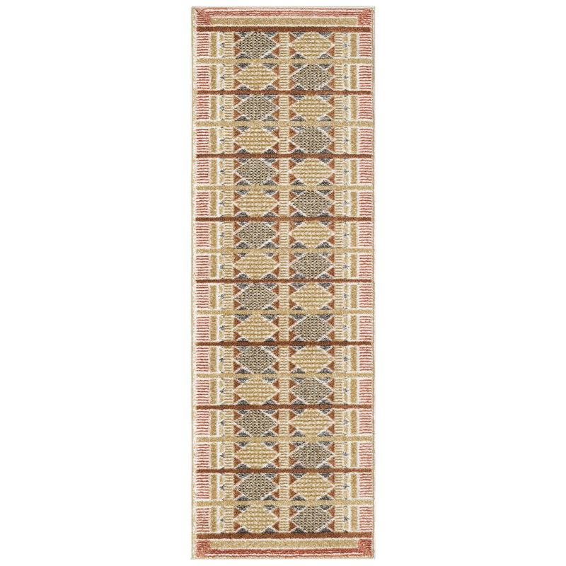 Tapis d'intérieur moderne Maridee, Tapis de couloir 2 pi x 6 pi
