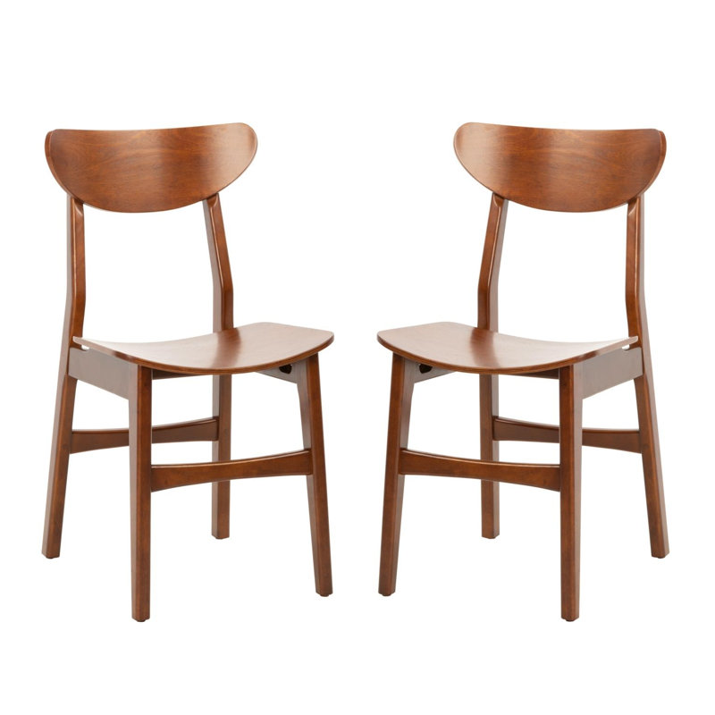 Yeldell Retro Dining Chair, Brown