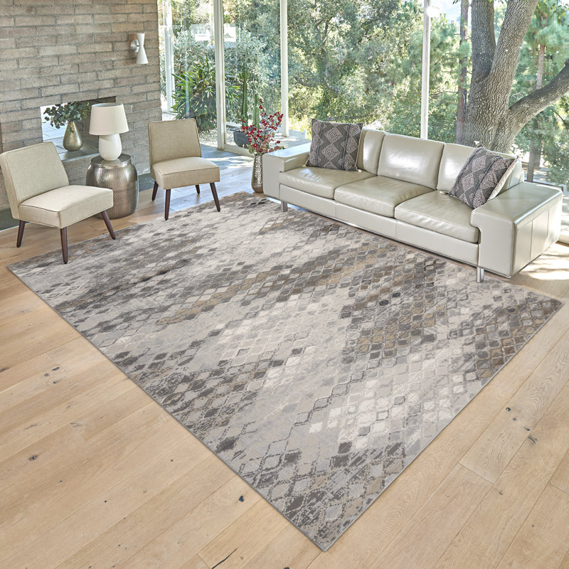 Tapis en polypropylène / polyester Baku Amara, Rectangle 5 pi 3 po x 7 po