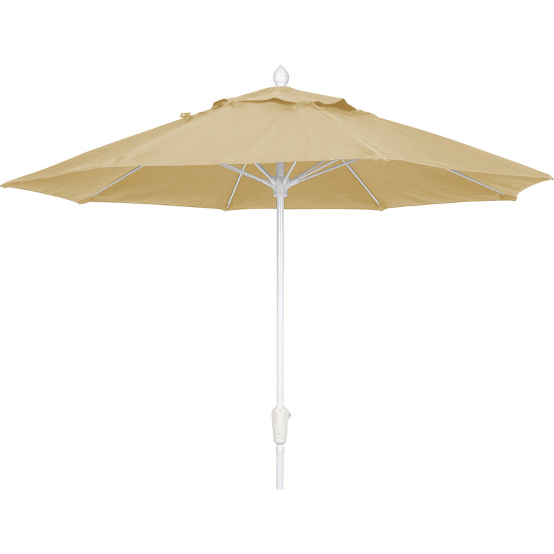 Parasol de marché 7,5 pi Prestige, Blanc, Lin lin