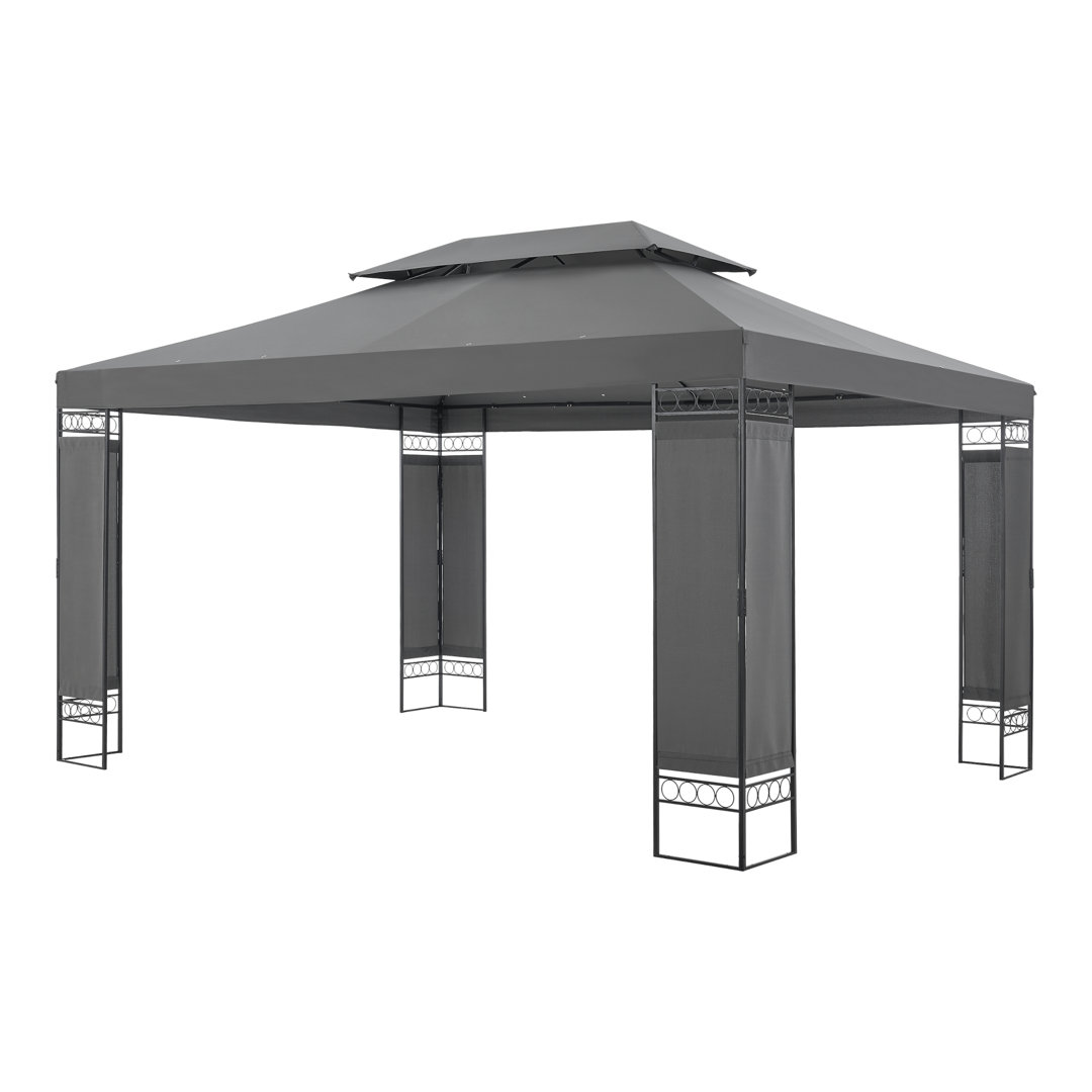 4 m x 3 m größer Grillpavillon Bahiyyah