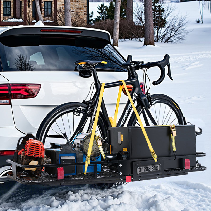 Porte-bagages d'attelage pliable 500 lb pour récepteur de 2 po