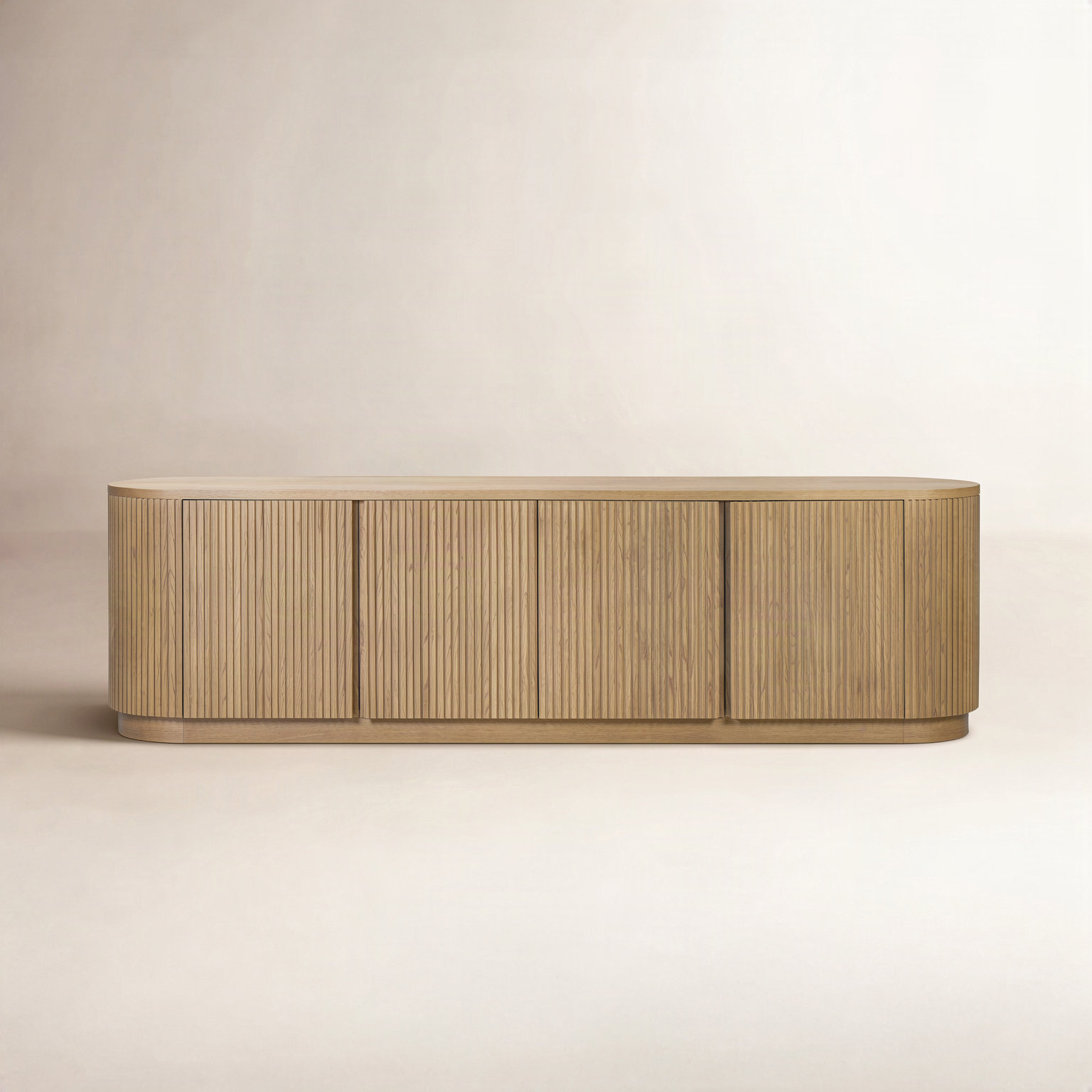 Oak Media Console, Desert Oak