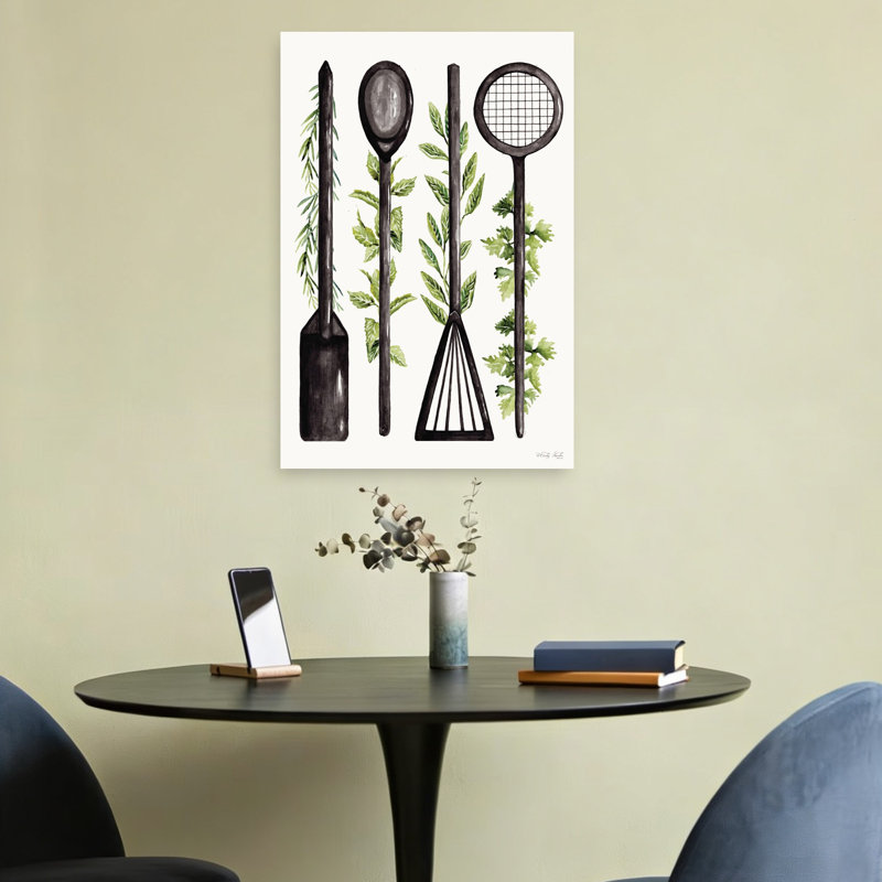 Art mural moderne abstrait rustique Cooks Essentials, 24" H x 16" W
