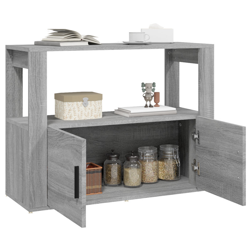 Kharley 80 Cm Wide Sideboard, Grey Sonoma