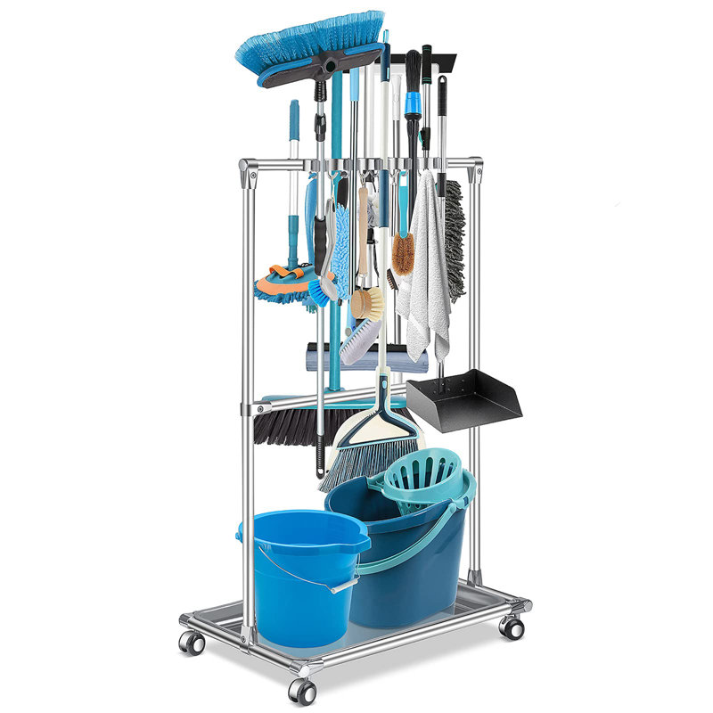 Chariot pour outils de nettoyage de sol