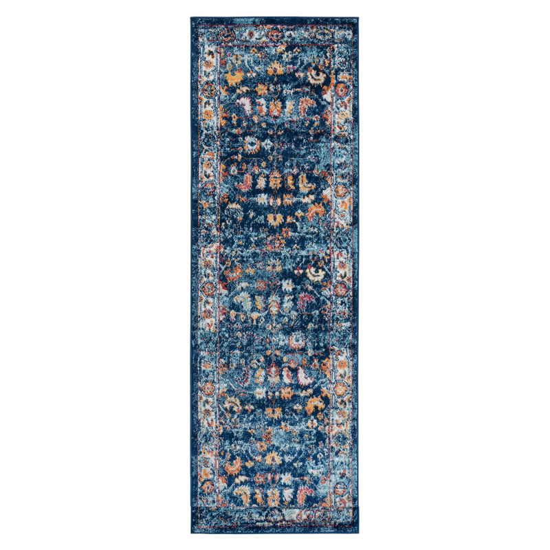 Honig Southwestern Durable Performance Indoor Area Rug, Runner 2' x 6'