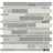 Alessio Interlocking 12 in. x 12 in. Glass, Stone and Metal Blend Mosaic Wall Tile