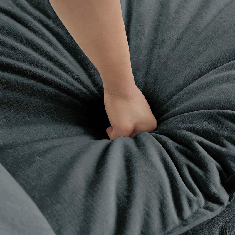 Canapé Comfort U, Gris chenille