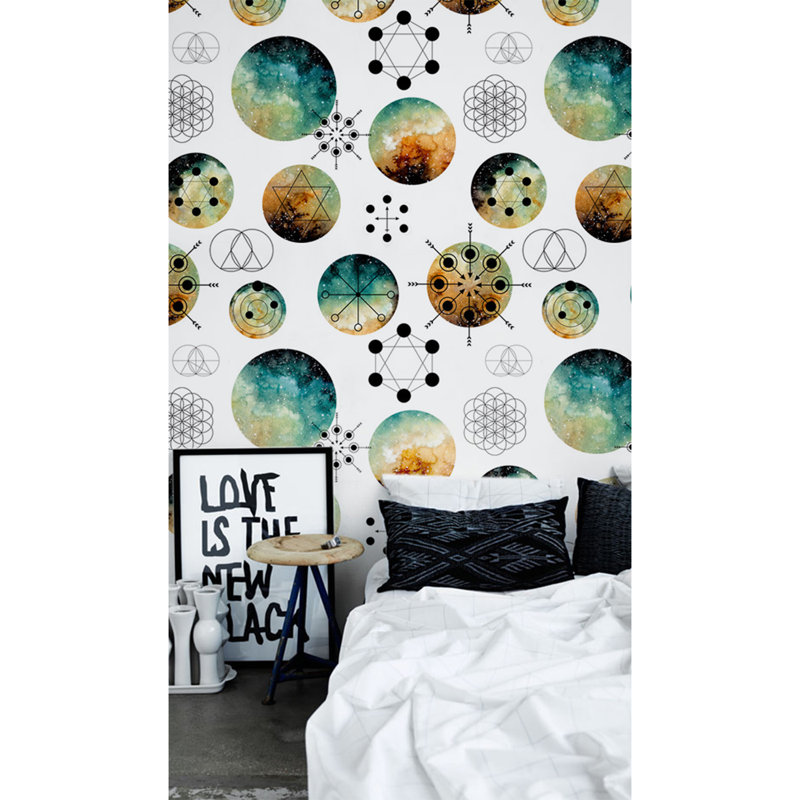 Khail 2.5m x 2.5m Matte Peel & Stick Mural, 360 x 250cm