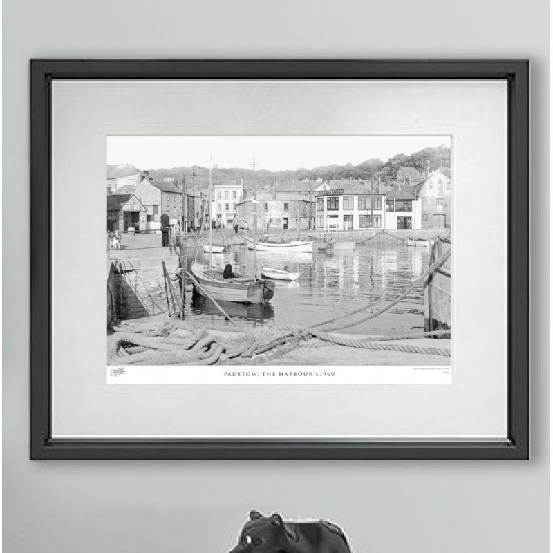 Padstow, The Harbour C1960 - Single Picture Frame Print, 28cm H x 36cm W x 2.3cm D