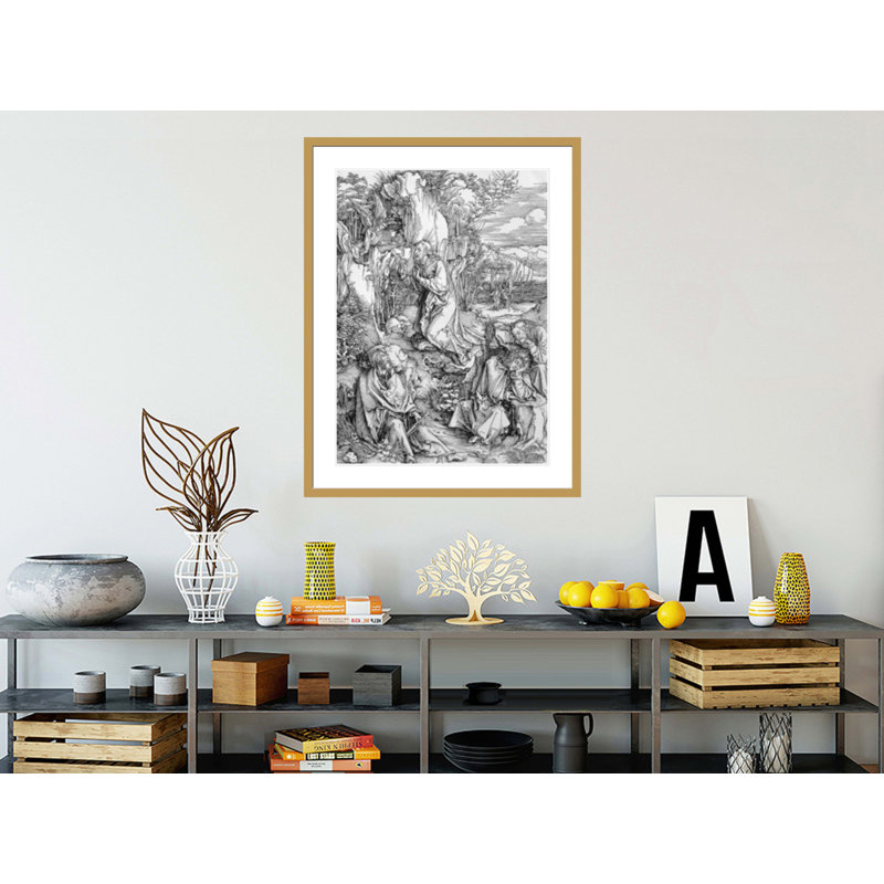 «Agony in the Garden» de la série «Great Passion» par Albrecht Dürer, impression giclée encadrée, H 41,5 po x l 31,91 po