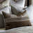 Silvio Appliqued and Embroidered Throw Pillow