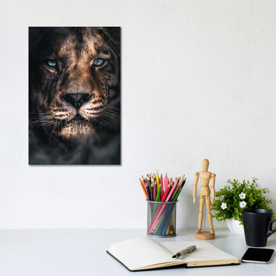 Half a Tiger Half a Lion 1 Piece Wall Art on Canvas