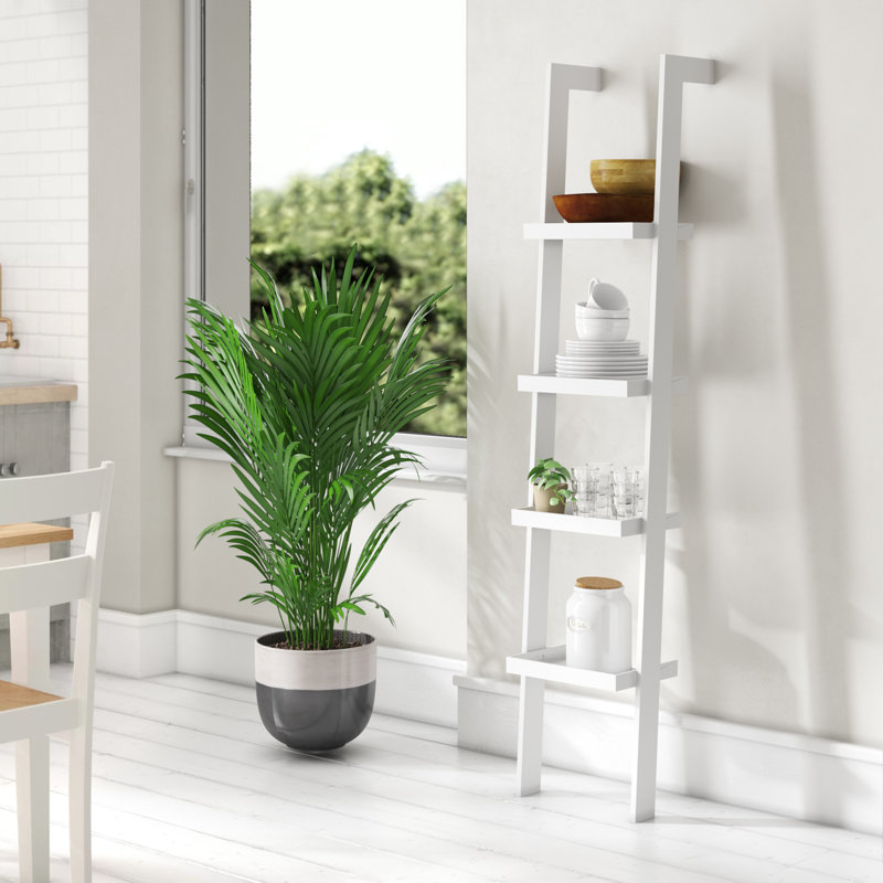 Zeppelin 180cm H x 36cm W Ladder Bookcase