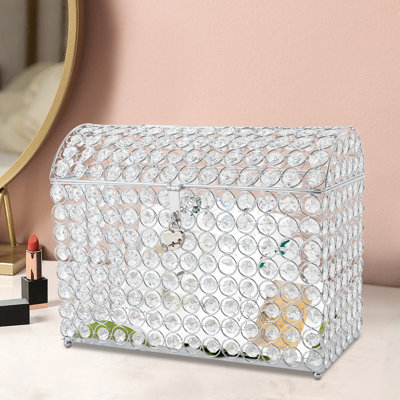Wedding Card Box with Heart Lock