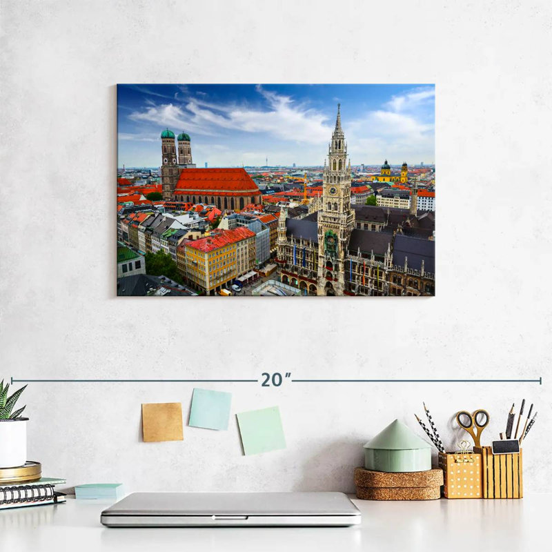 Paysage urbain du camion R munich, H 8 po x l 12 po