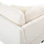 Canapé modulaire rembourré avec repose-pieds de rangement amovible, 2 porte-gobelets cachés, canapé modulaire pour le salon