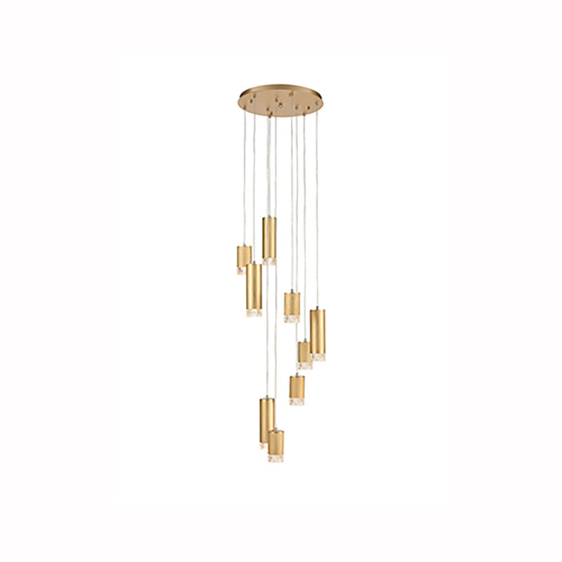 Beldin 9 - Light Cluster Pendant, Gold