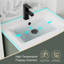 Meuble-lavabo simple 24 po avec comptoir en céramique Breonica-1781906058