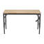 Établi à hauteur réglable, poste de travail robuste en bois d'hévéa de 60 po avec prises de courant, table de travail en bois franc d'une capacité de charge de 2000 lb pour atelier, garage, bureau, maison, commercial