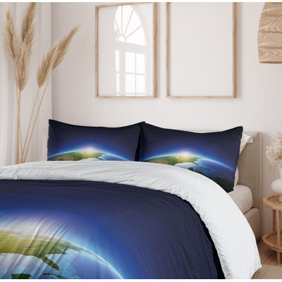 Earth Duvet Cover Set -  Ambesonne, nev_37983_king