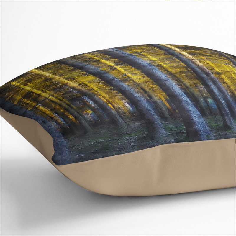 Sunlight Forest Vol.3 Square Throw Cushion, 55cm H x 55cm W x 20cm D, Stone