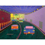 Light At The End Of The (Lincoln) Tunnel Print by Sue Graef