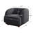37Inch Upholstered Arm Chair With Wood Legs-1677107500