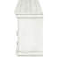 Meuble télé Style en blanc vieilli, 70 pouces de large, avec six compartiments pour organiser les composants de divertissement blanc et deux tablettes ouvertes, convient - 79 téléviseurs à écran plat décor moderne-130530484