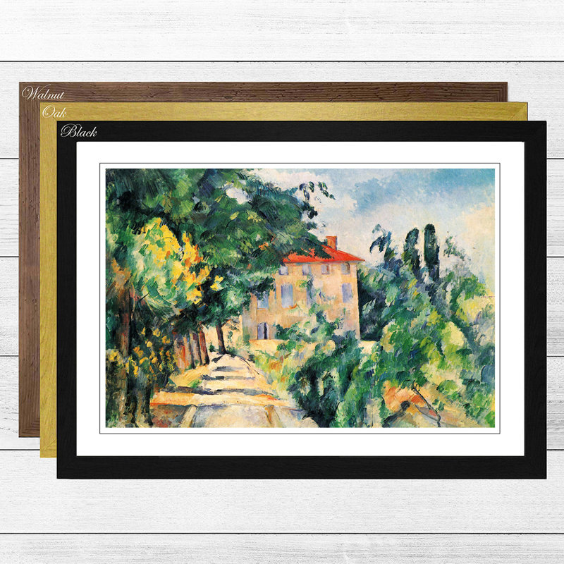 Paul Cezanne - Single Picture Frame Painting, Oak