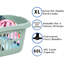 Plastic Laundry Cart-134065562