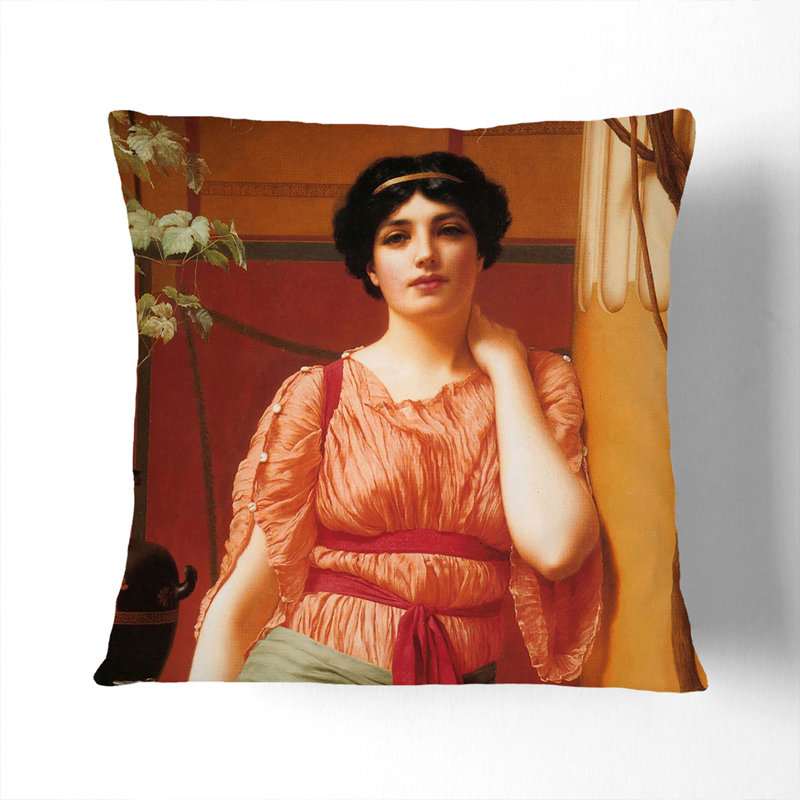 Square Cushion, Black, 40cm H x 40cm W x 15cm D