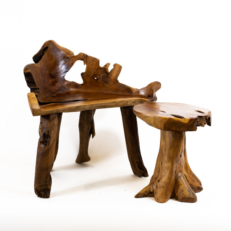 Burruss 70cm Teak Root Chair