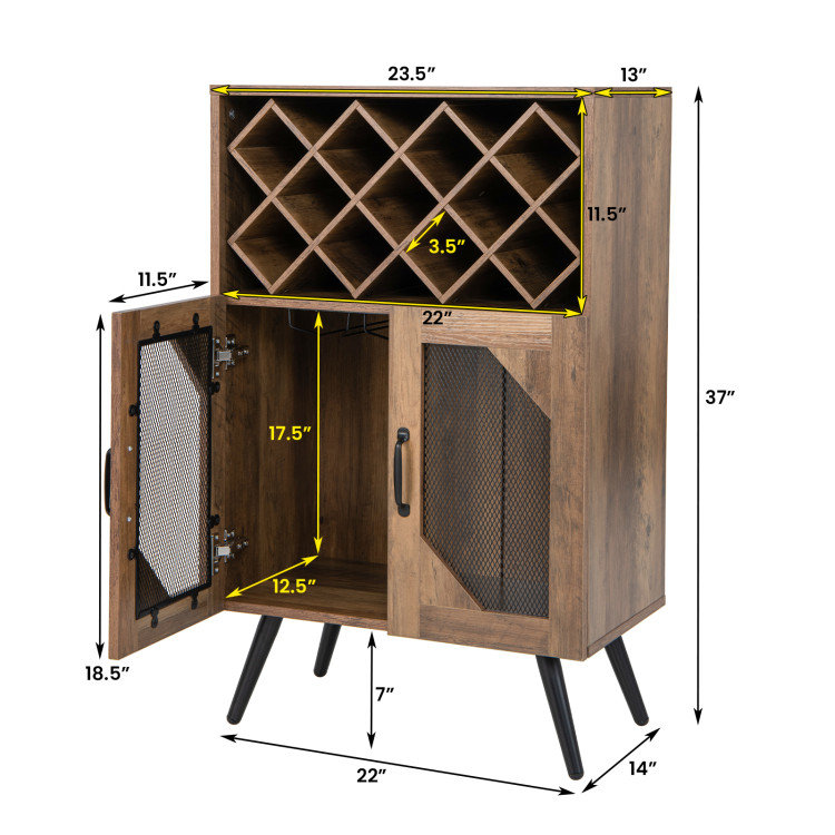 Ladye 23.5 " L Bar Cabinet