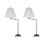 Paire de lampes de table à bras pivotant 30 po Ryna