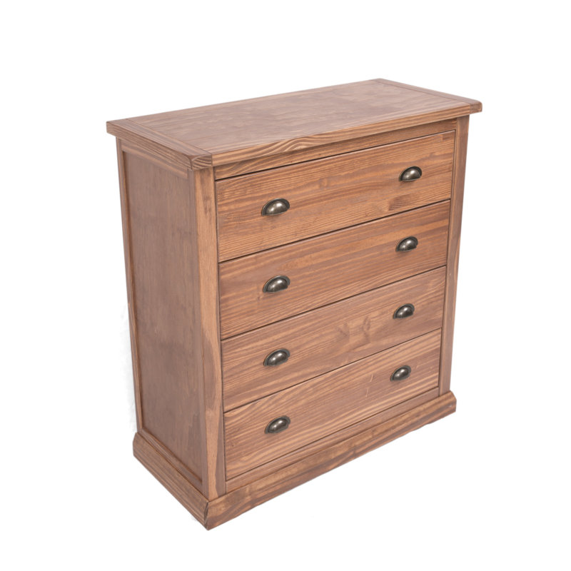 Durden 90cm W 4 - Drawer Chest of Drawers