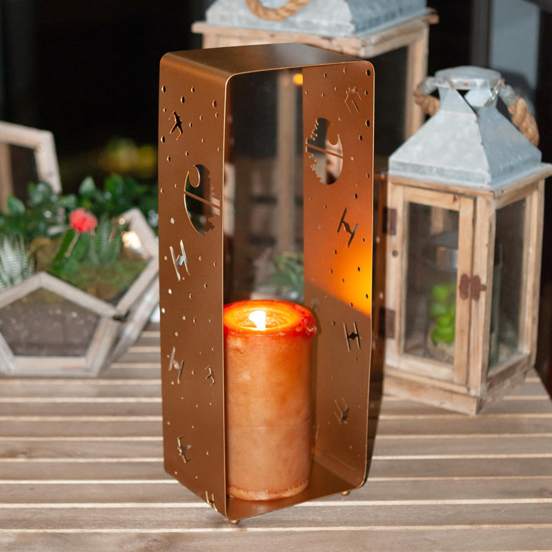 Photophore de table en fer 19,5 po Kartik