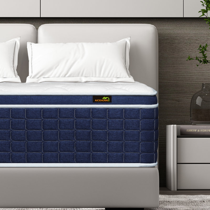 Bassford 12"/13"/14" Medium Memory Foam Hybrid Mattress, King, High Profile (14")
