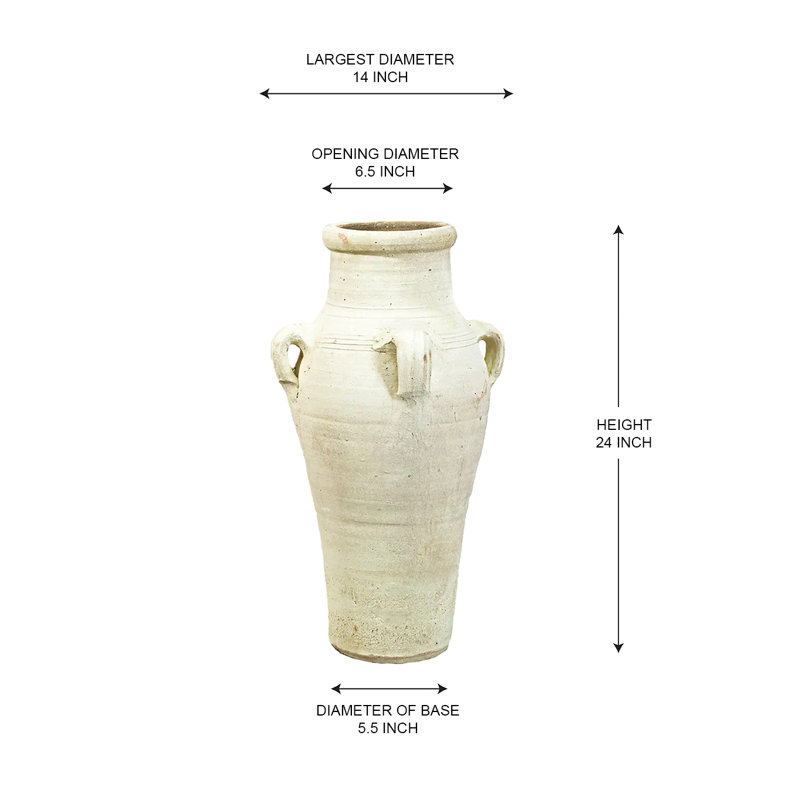  Vase de plancher Santorini