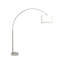 Lampe sur pied moderne avec double abat-jour blanc, base ronde en marbre, 81 po