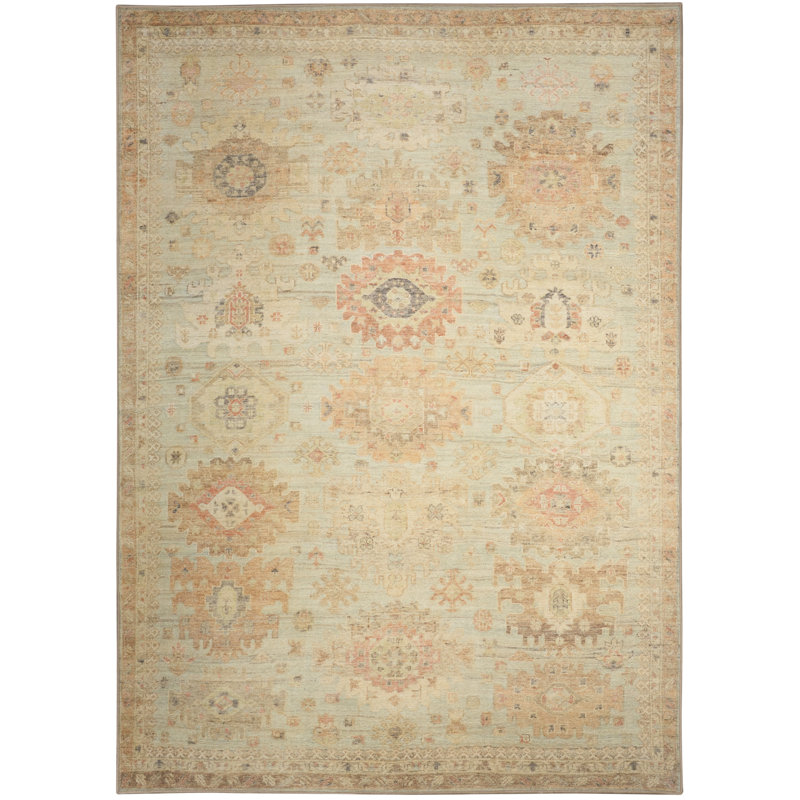 Tapis vintage lavable en machine Hepler, Rectangle 4pi x 6 pi